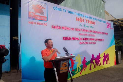 Hội thao chào mừng 24 năm thành lập & phát triển công ty TNHH TM SX Phước Hưng.